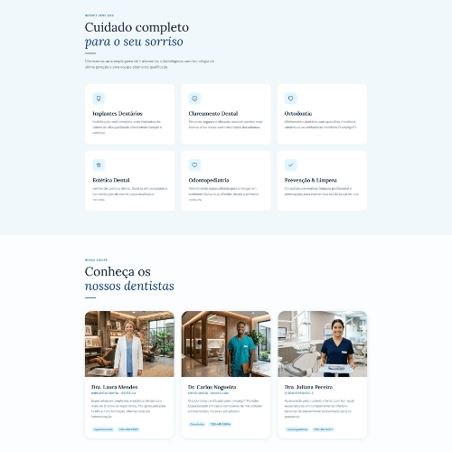 OdontoVita — Site para Clínica Odontológica Premium - Imagem 1