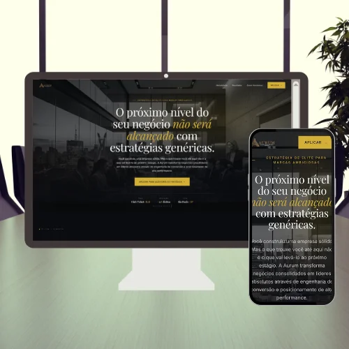 Aurum Growth Partners — Site Institucional · Consultoria Estratégica