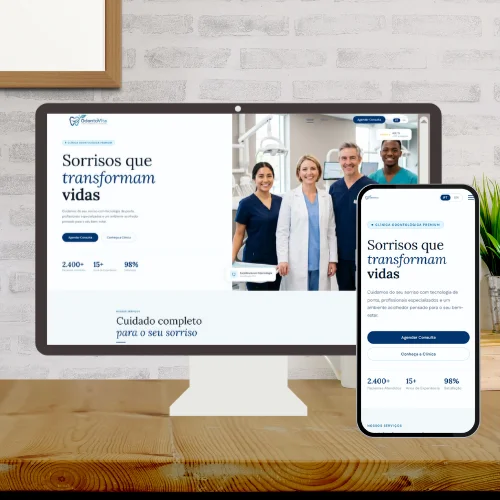 OdontoVita — Site para Clínica Odontológica Premium