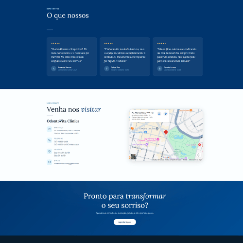 OdontoVita — Site para Clínica Odontológica Premium - Imagem 2