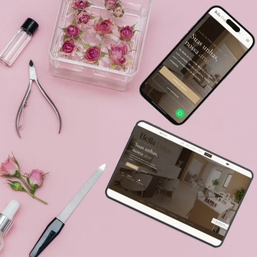 Bella Unhas — Site Completo para Salão de Manicure