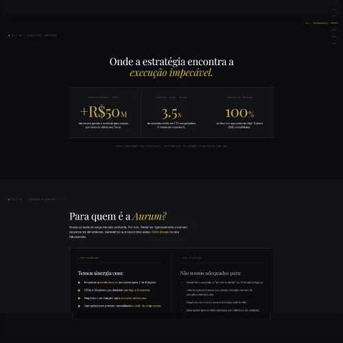 Aurum Growth Partners — Site Institucional · Consultoria Estratégica - Imagem 2